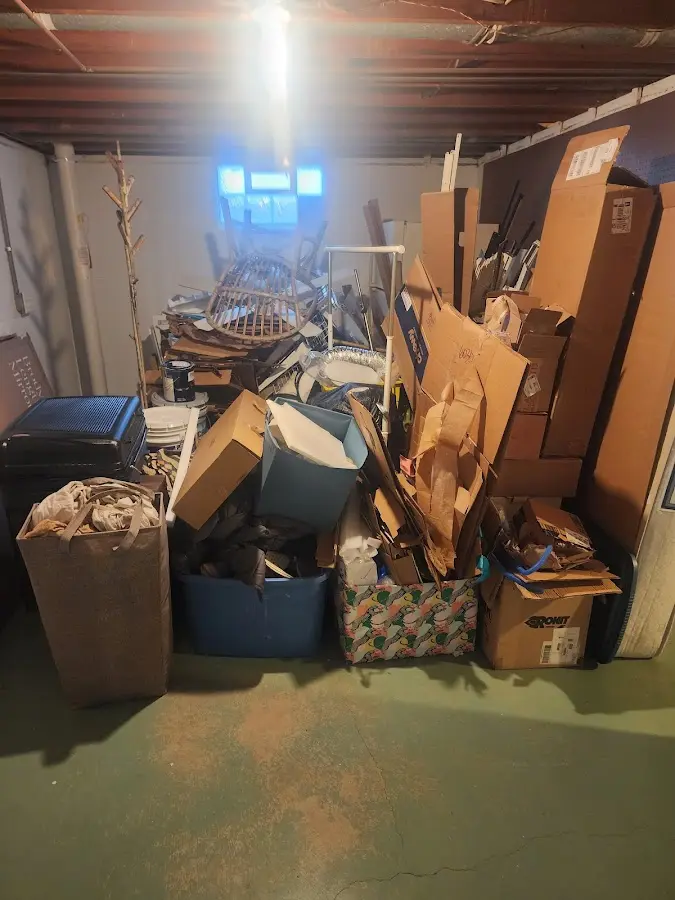 Roll-off dumpster container at job site for Concrete Dumpster Rental in Murfreesboro